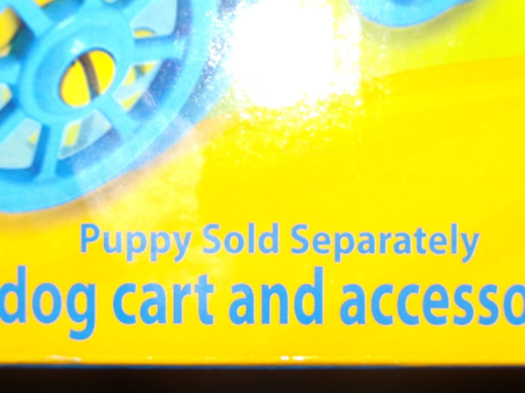 Puppy sold separately