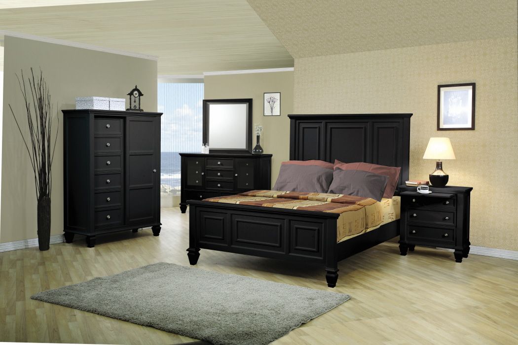 Black Wood Bedroom Furniture