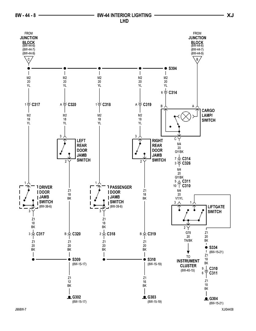 Dome lights won't switch off when door closed - Page 3 - Jeep Cherokee