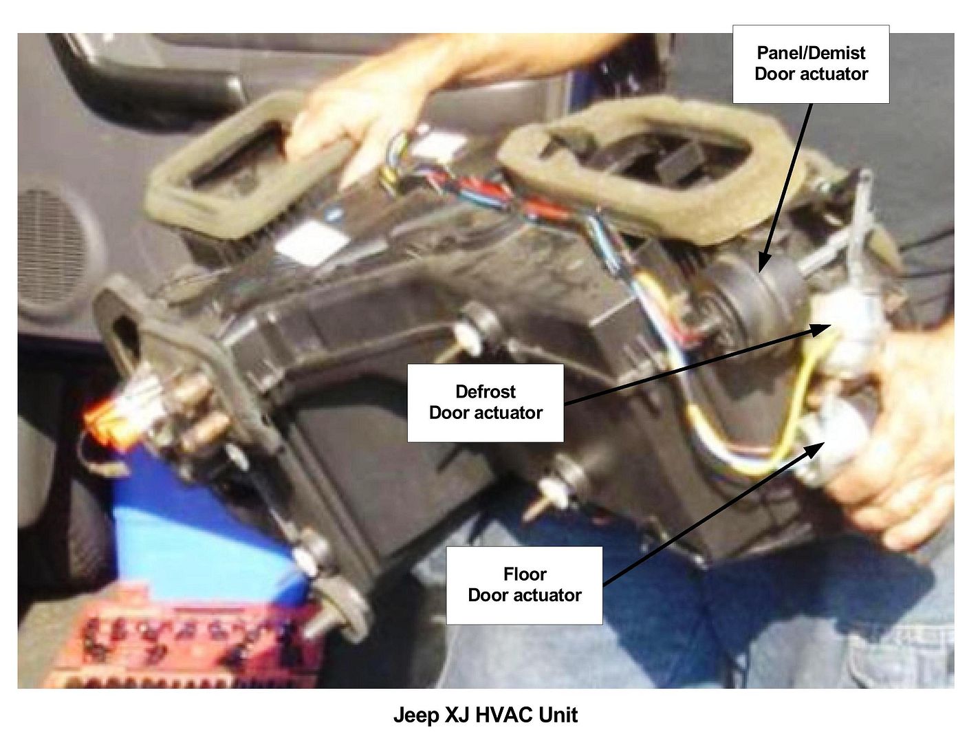 jeep tj hvac controls