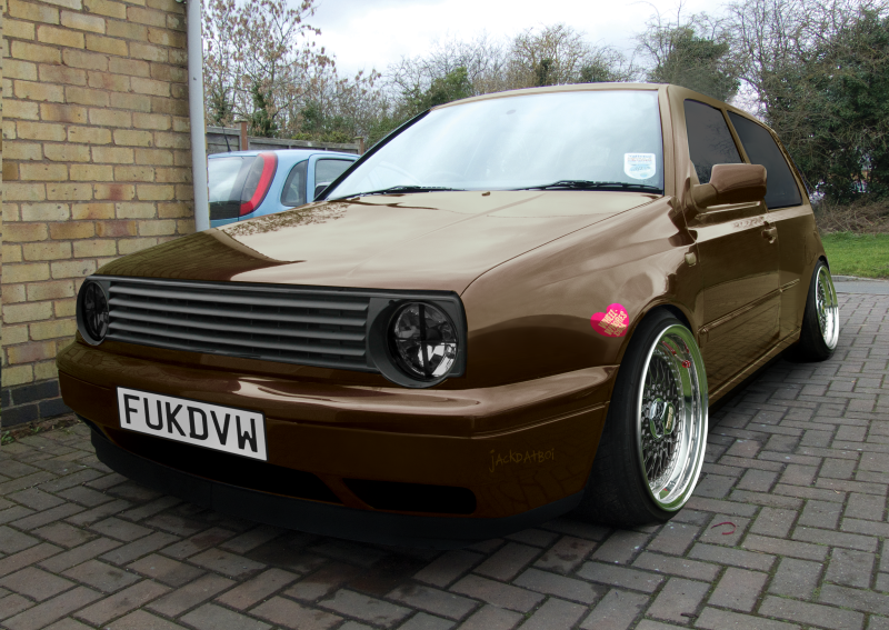 This is my new vw mk3 and vw golf gti conversion for wheel whores Cheers