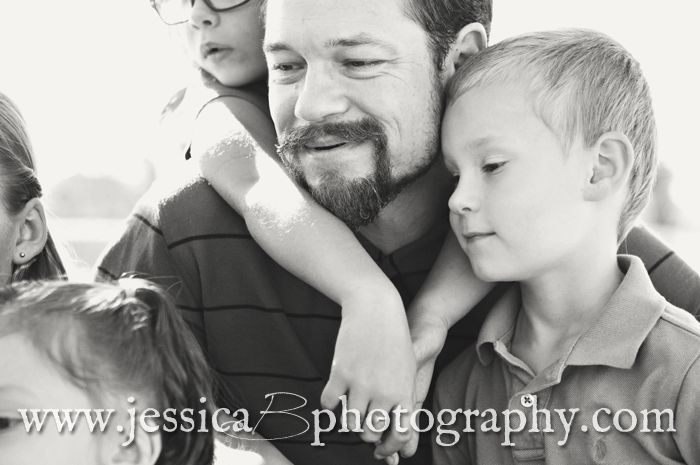 dad with kids