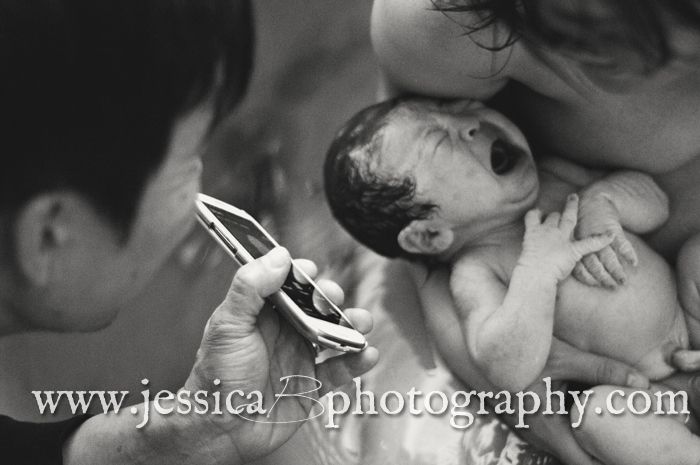 saying hello to grandma