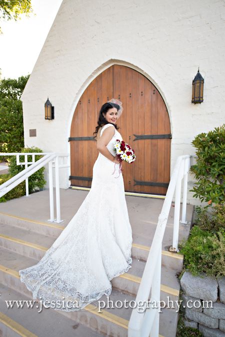 bride lace dress