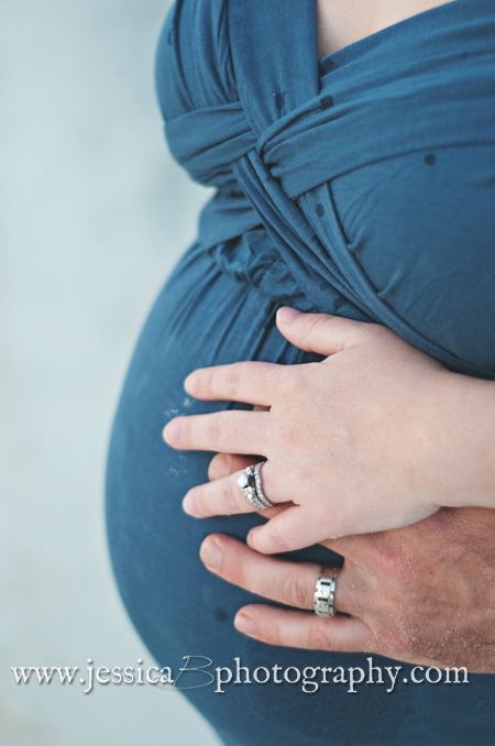 pregnant belly and rings